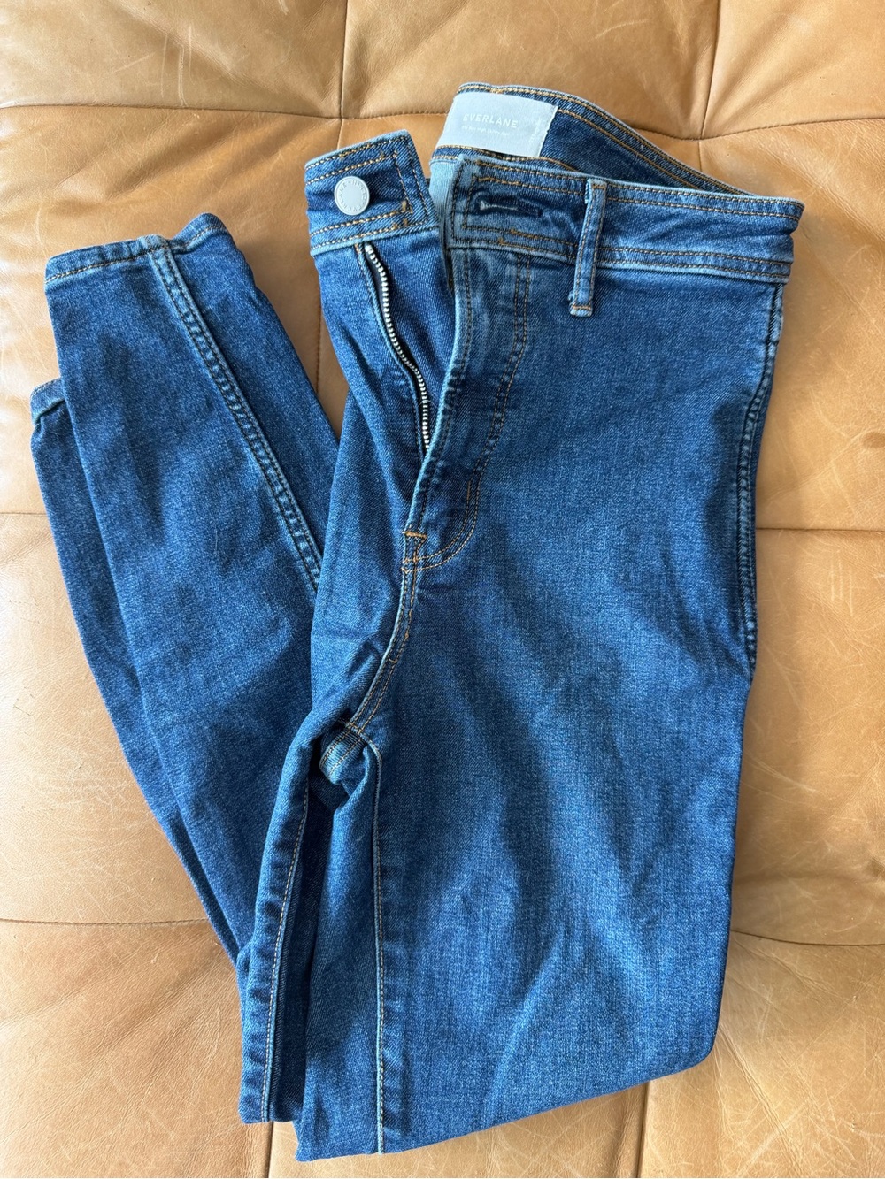 Everlane Classic High-Rise Dark Blue Women's Jeans